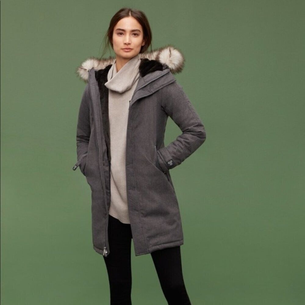TNA Heather Charcoal Verbier Parka